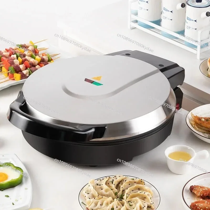 220V 40cm Electric Baking Pan Double Side Heating Large Caliber Deepening  2200W Pancake Maker Machine Crepe Maker