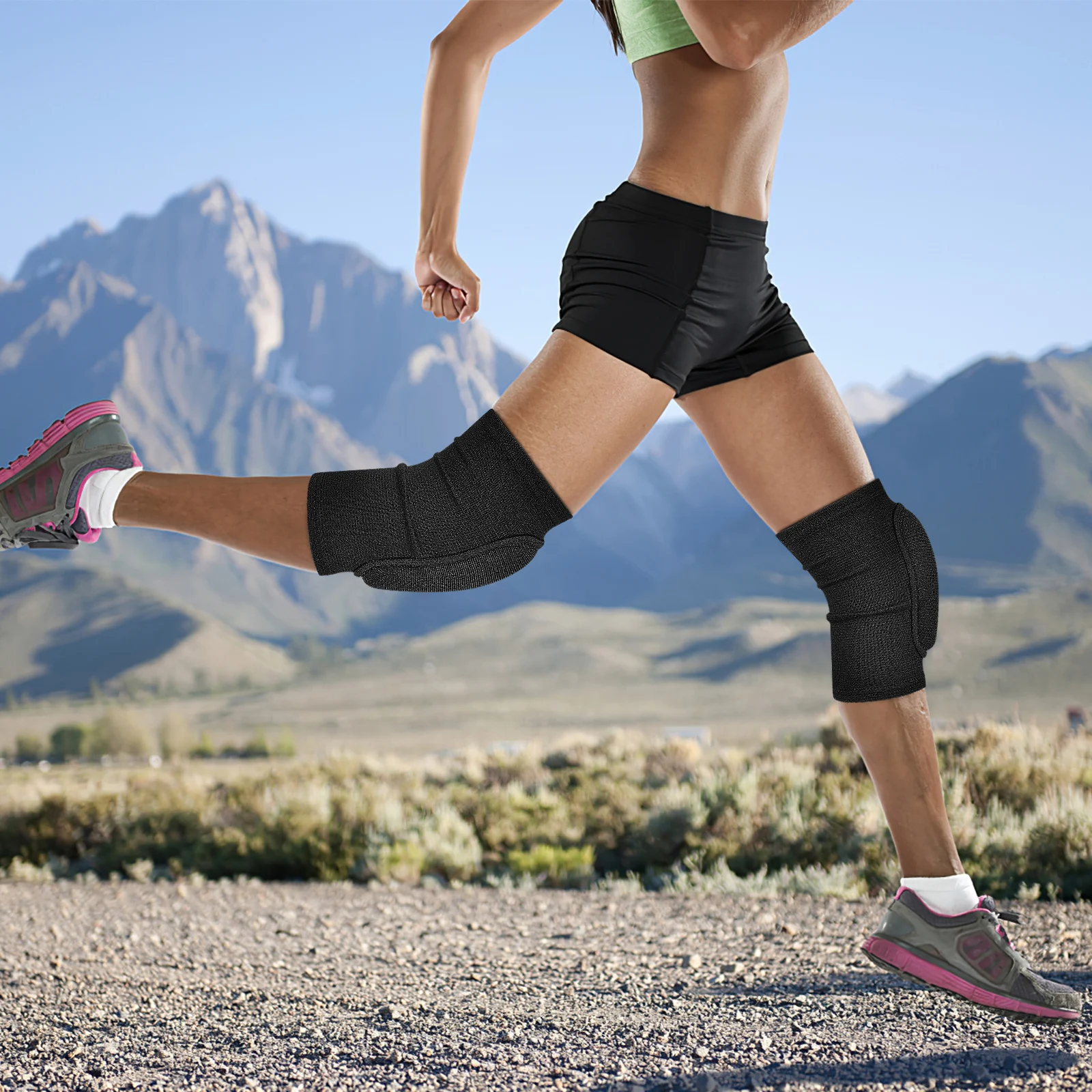 

Knee Pads for Sports Protection Volleyball Basketball Dancing Women Men Patella Support Shock Absorbing Anti Slip Thickened