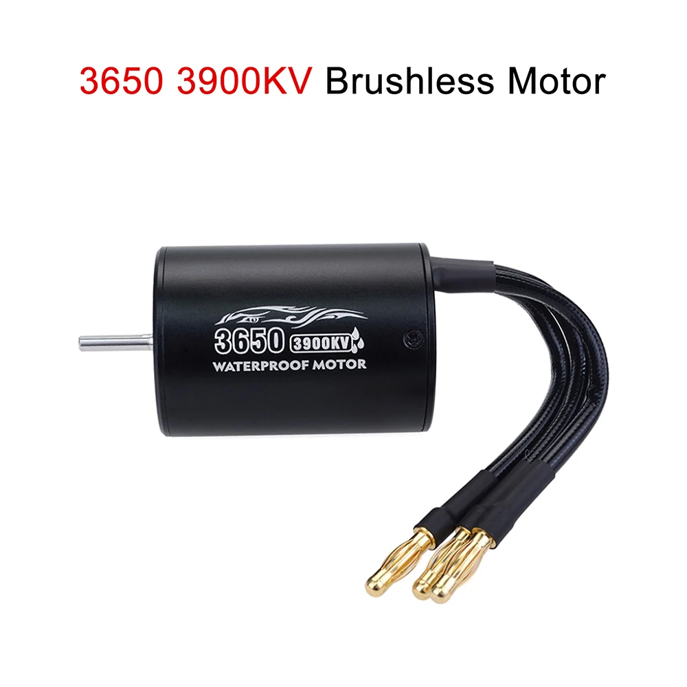 Nieuwe Waterdichte 3650 2300KV 3100KV 3900KV Borstelloze Motor 60A ESC voor Tamiya Traxxas Slash Bandit Redcat 1/10 RC Auto Truck Onderdelen