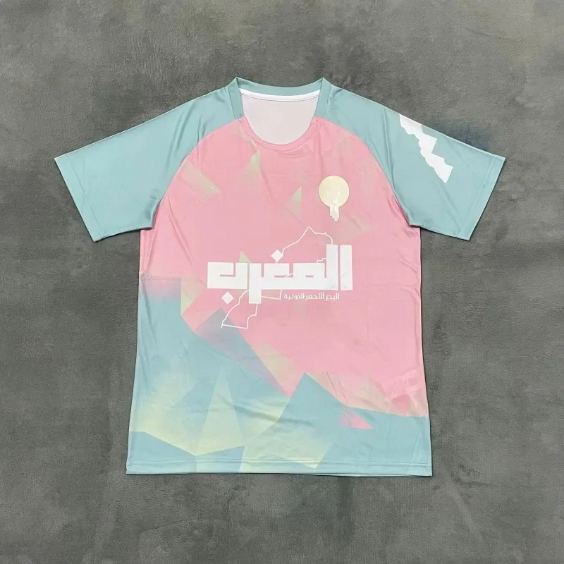 

Morocco 2025/26 Season Football Classic Men's and Women's Jerseys Fan Culture Competition Breathable Quick-drying Tops T-shirts