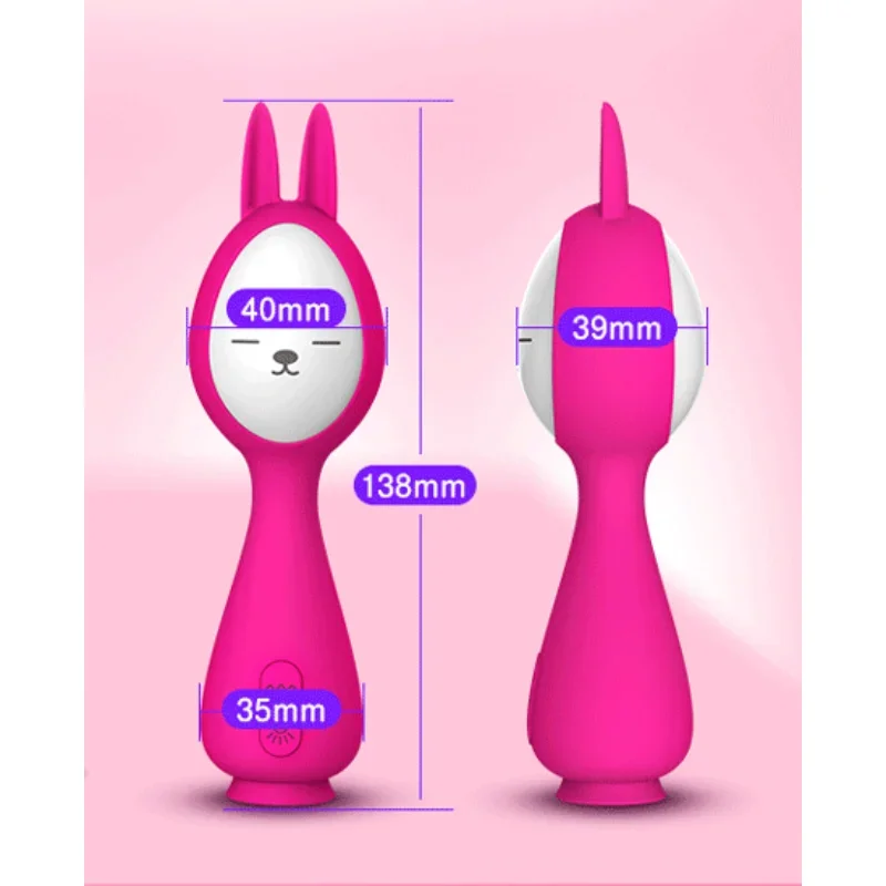 NEW Cute Rabbit Ear Clitoris G-spot Vibrator 10-Speeds Soft Nipple Sucker Clitoris Stimulator Masturbator Sex Toys For Women