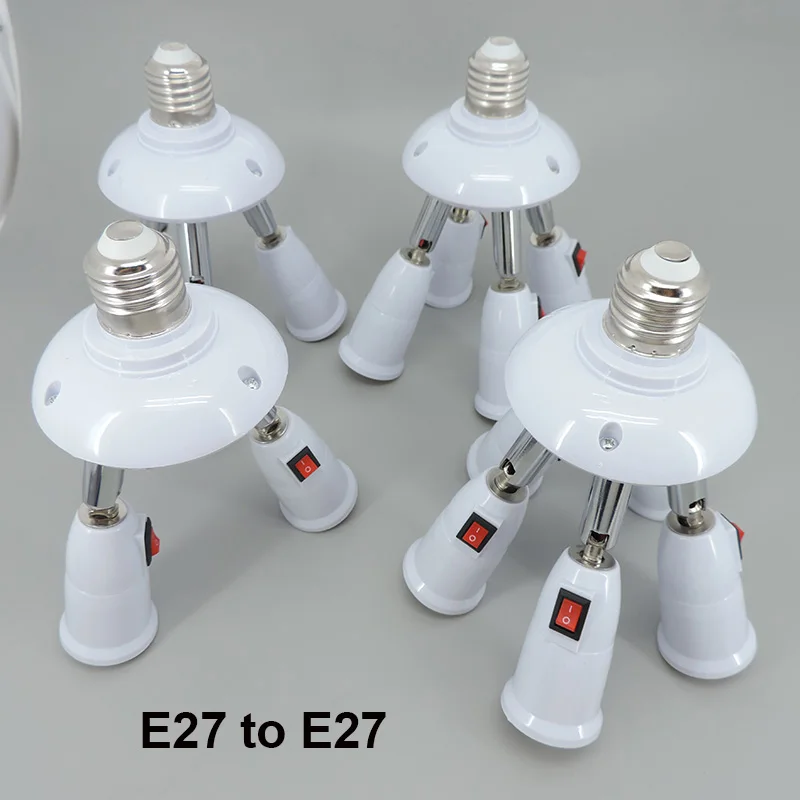 E27 2 3 4 5 głowic sposób na 1 żarówki LED Rozdzielacz Gniazdo Adapter Oprawka Lampy Podstawa Konwerter do oświetlenia domu M20