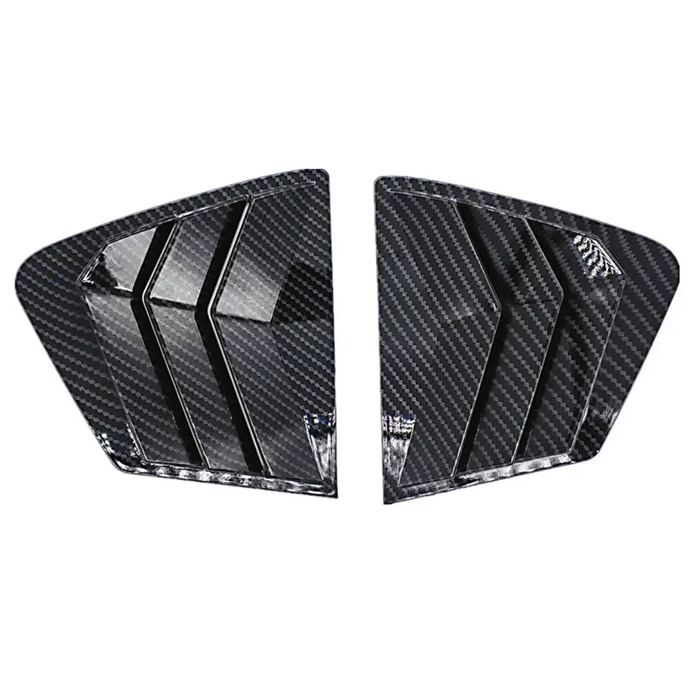 For Honda Civic 9th Sedan 2011 2012-2015 ABS Plastic Rear Window Quarter Louver Cover Side Vent Trim Car Adhesive Accessories view 4