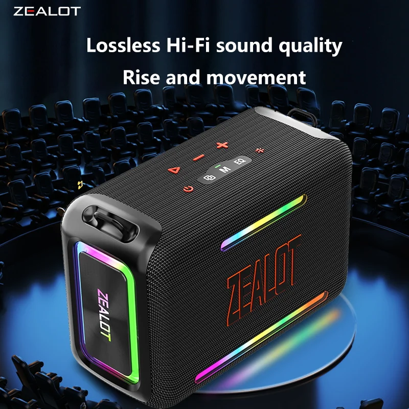 ZEALOT S95 120W Portable Bluetooth Speaker High Volume Waterproof ZEALOT S95 120W Portable Bluetooth Speaker High Volume Waterproof