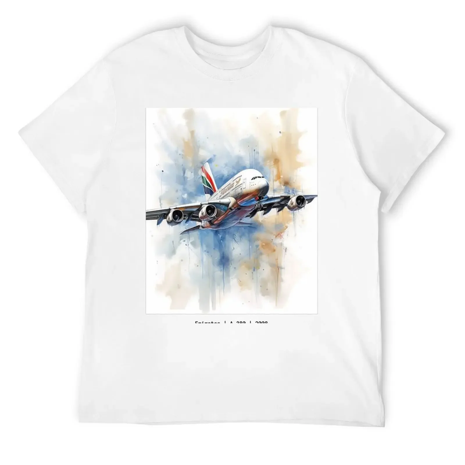 Emirates A380 2008 Airbus Super Jumbo Jet A380 Art Art Gift футболки с рисунком аниме вещи рубашки футболка с рисунком мужская
