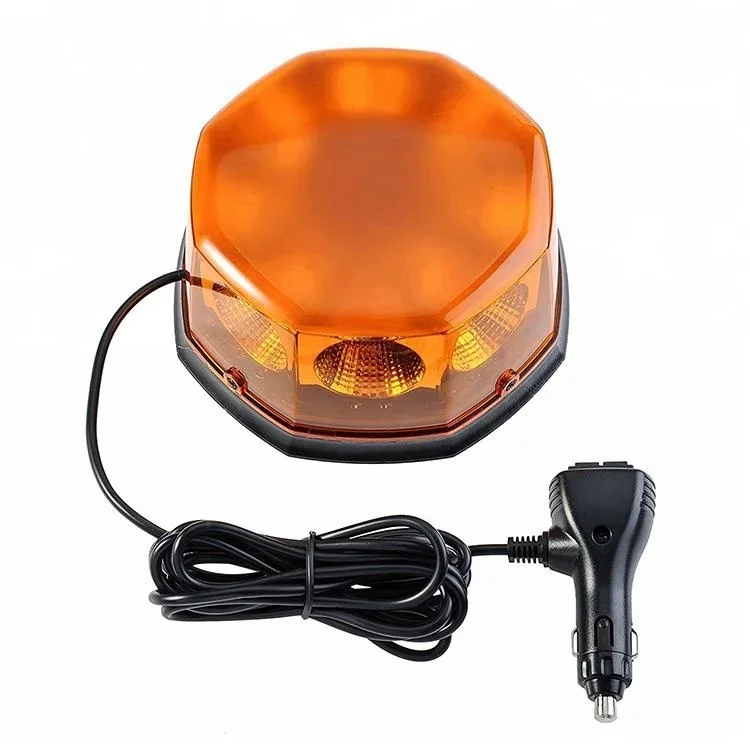 Universal Fit Car Van Bus LED Amber Alert Ceiling Lights LED Rotating Emergency Vehicle Roof Top beacon Light