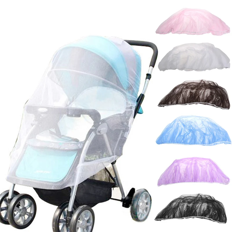 Baby Stroller Full Cover Nets Baby Stroller Pushchair Mosquito Net Netting Cover Accessories 150cm