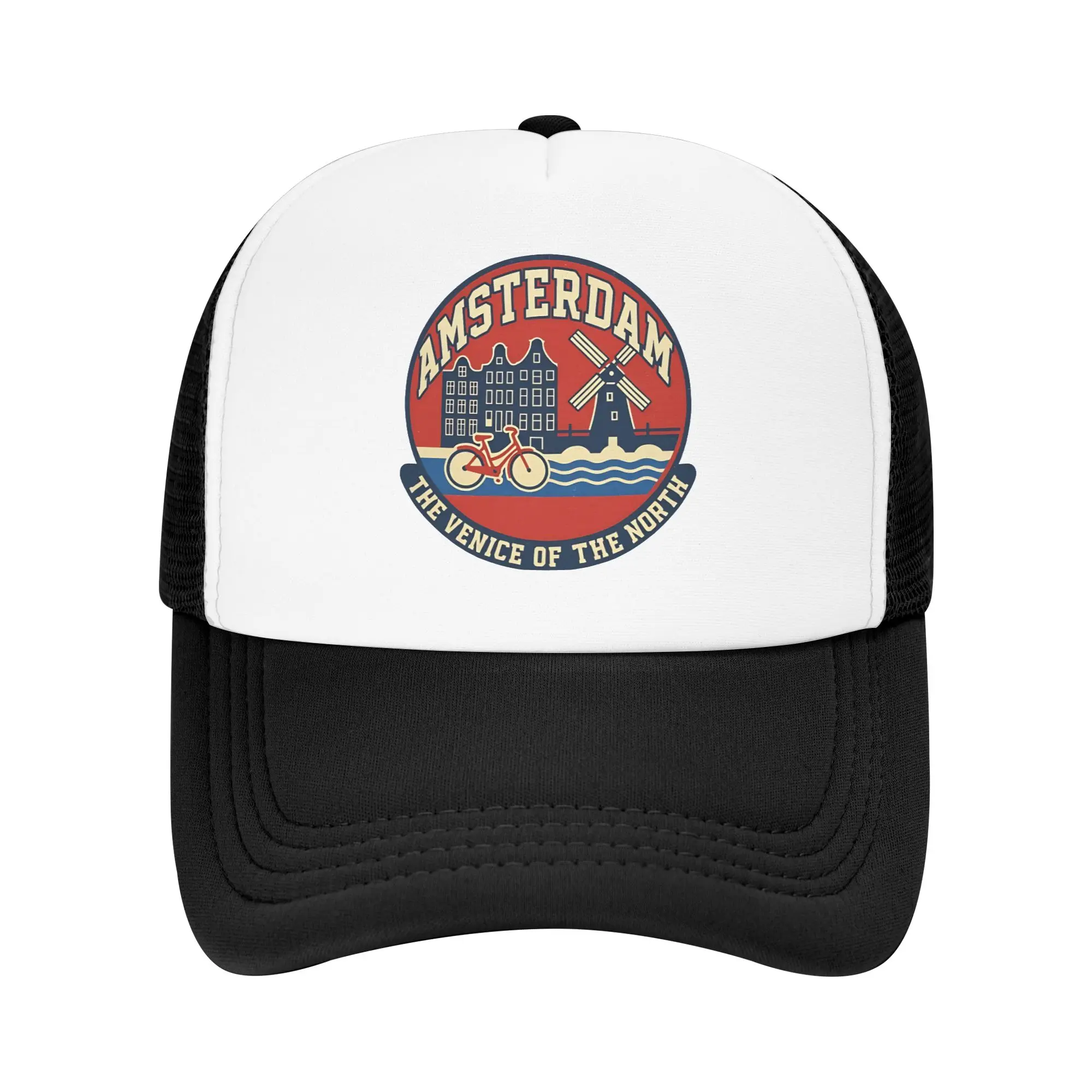 Amsterdam The Venice of the North Baseball Cap  y2k Cool Trucker Hat Spring Women Men Outdoor Sport Snapback Cap