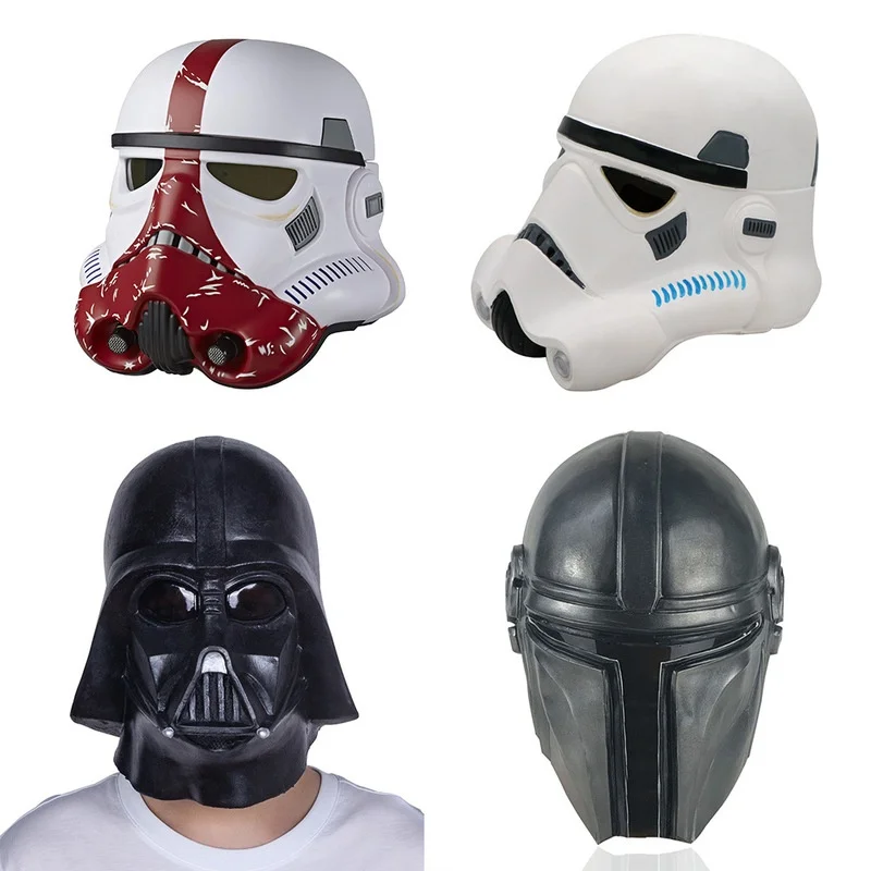 Film And Tv Peripherals Wars  Star Latex Masks, Boba Fettmandalorians, Black Warriors, White Soldiers Chewbacca