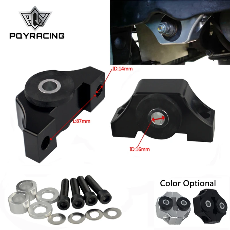 PQY - For Honda Civic EG EK Jdm Engine Billet Motor Torque Mount Kit B16 B18 B20 D16 D15 PQY-MTM01