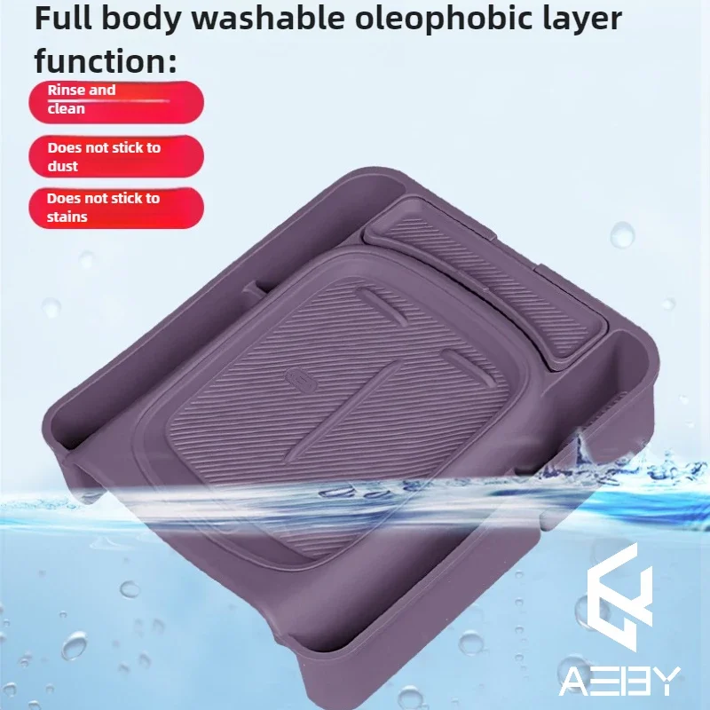 AEBY For Leapmotor B10 2025-2026 Center Console Wireless Charger Pad Charge Silicone Mat Car Phone Holder Interior Accessories - view 5