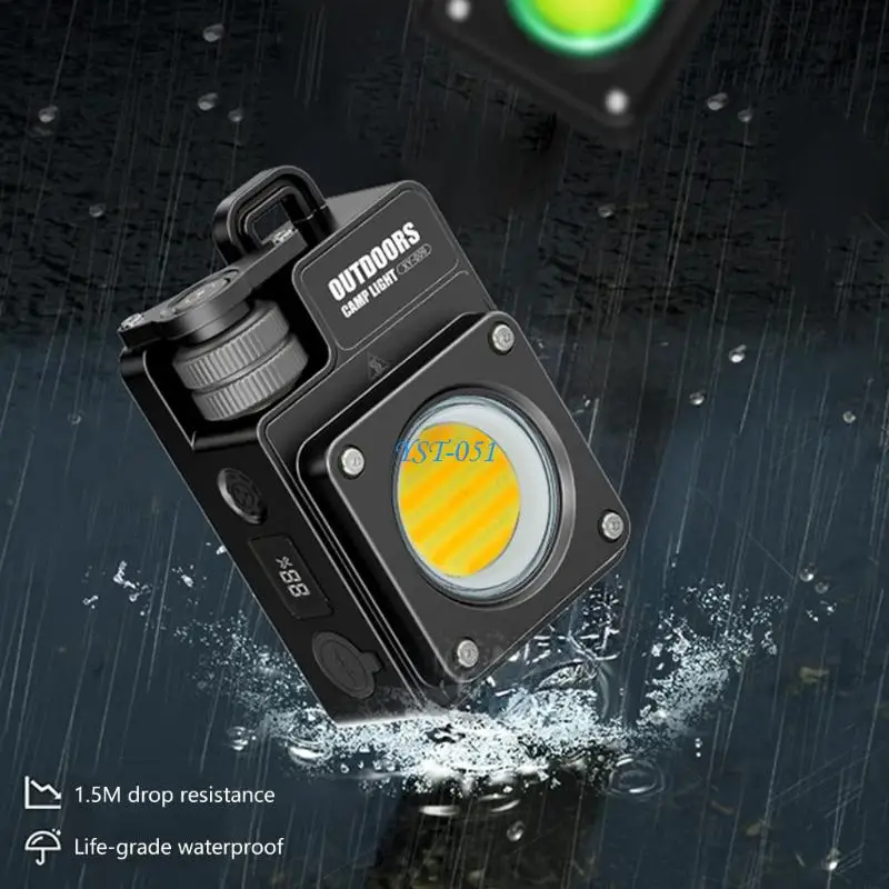 E15A Bright LED Flashlight Light Weight Portable Handheld Lamp Work Light for Workshop, Car Repair, Garage Enduring