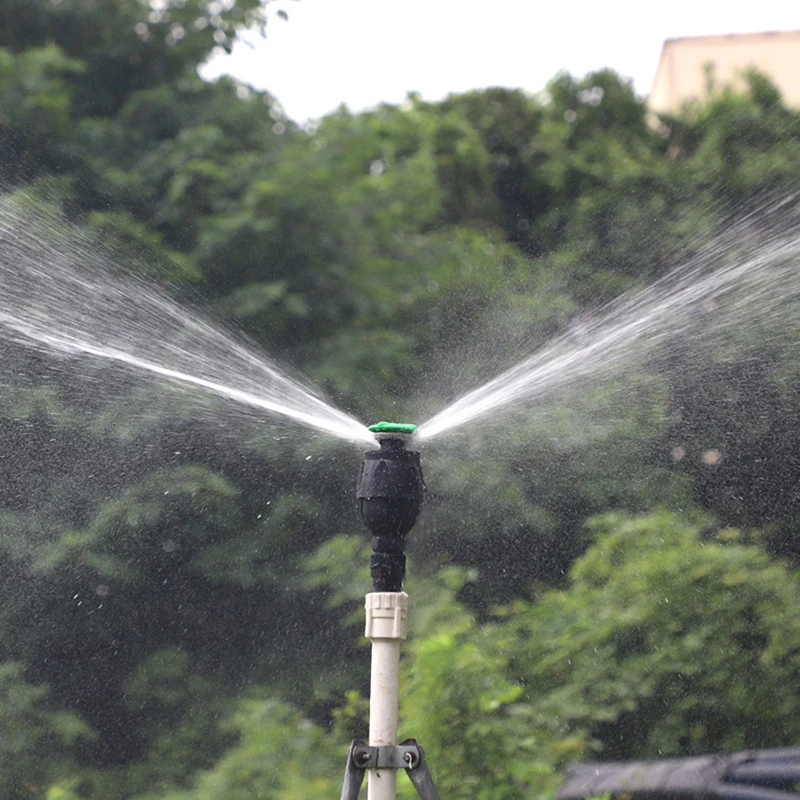 1 STÜCK Sprinklerkopf Tragbare 360 Grad automatische rotierende Bewässerungssprinkler Garten Rasen rotierender Sprinkler Streudüse