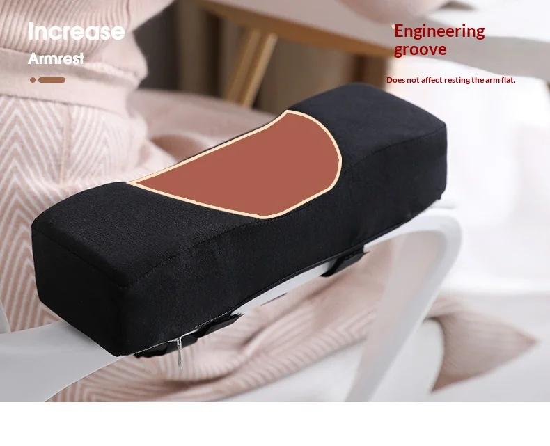 Memory Foam Armrest Covers for Office Gaming Chairs, Adjustable Laptop Stand Riser, Ergonomic Elbow Support Pad