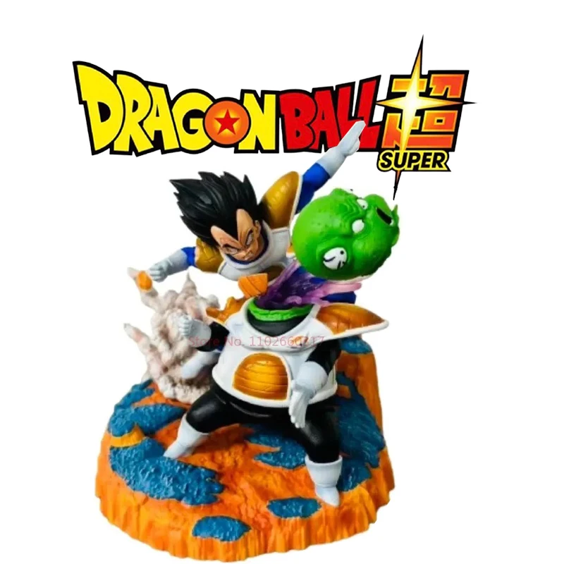 

21cm Dragon Ball Z Vegeta VS Guldo Anime Battle Action Figure GK Model Statue Collectible Ornaments Ginyu Force Figurine gift