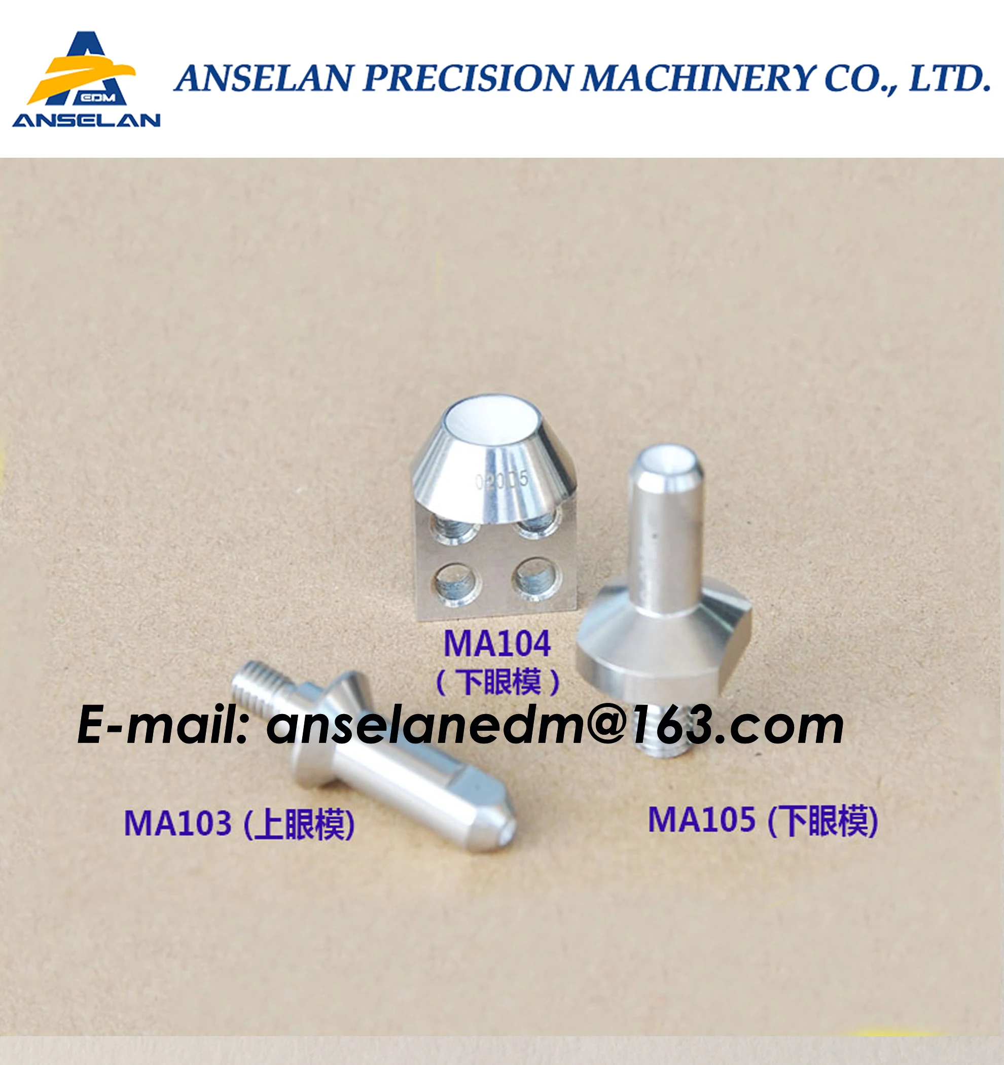 Ø0.20mm,MA104 Lower Diamond Round Guide,Wire Guide,20EC090A203 for Makino W32FB,W53FB,DUO43,DUO64 wire cut machine