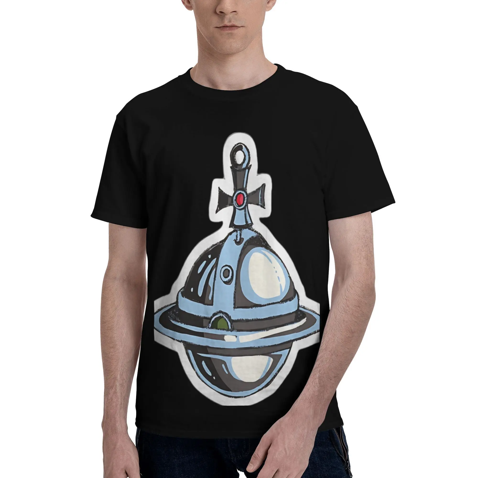 

Men's Casual Cotton Short Sleeve T-Shirt with Graphic Print