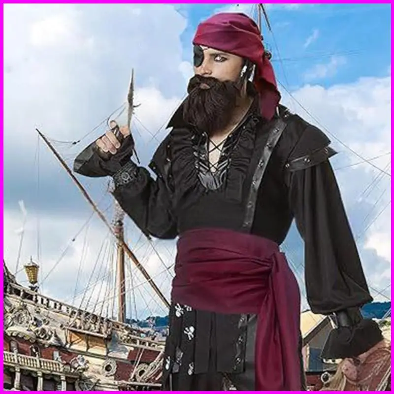 อุปกรณ์เสริมเครื่องแต่งกายโจรสลัดชุดผ้าพันคอหัวโจรสลัด, แผ่นสร้อยข้อมือคาดไว้