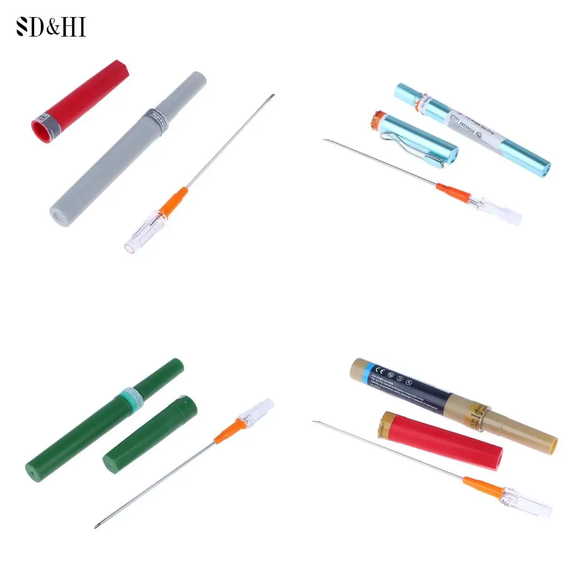 

1pc Sanke Rescue Pneumothorax Needle Trauma Medical Chest Cathether Needlecatheter Needle Decompression EDC First Aid Kit