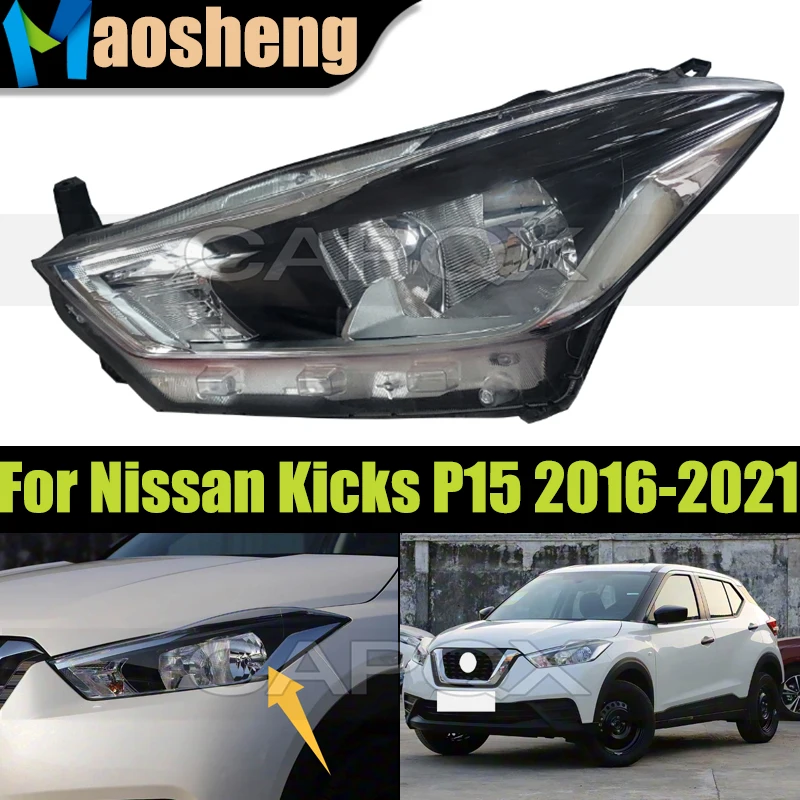 

Low Configuration Front Headlight Head Light For Nissan Kicks P15 2016 2017 2018 2019 2020 2021 Headlamp Head Lamp Driver Light