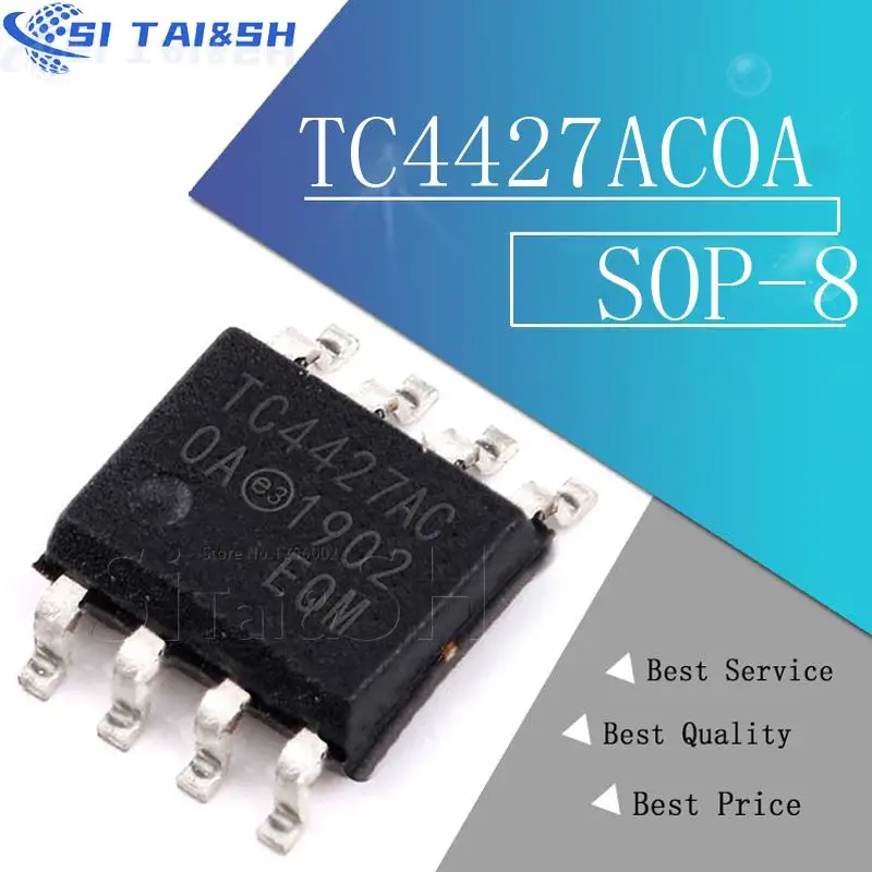 5pcs tc4427acoa sop-8 tc4427 sop tc4427aeoa tc4427a mosfet treiber neues original