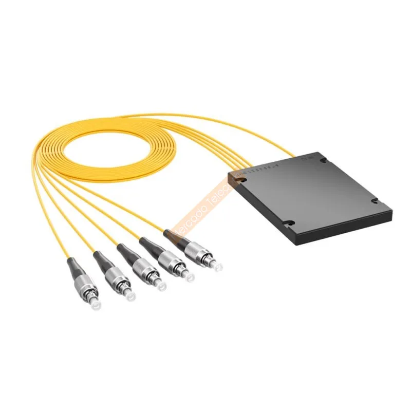 5pcs/lot 1x2/4/8/16 Fiber Optic Splitter Box, FC/UPC, FTTH Splitter 1x2/4/8/16, Cold Splice Box for Fiber Optic Network
