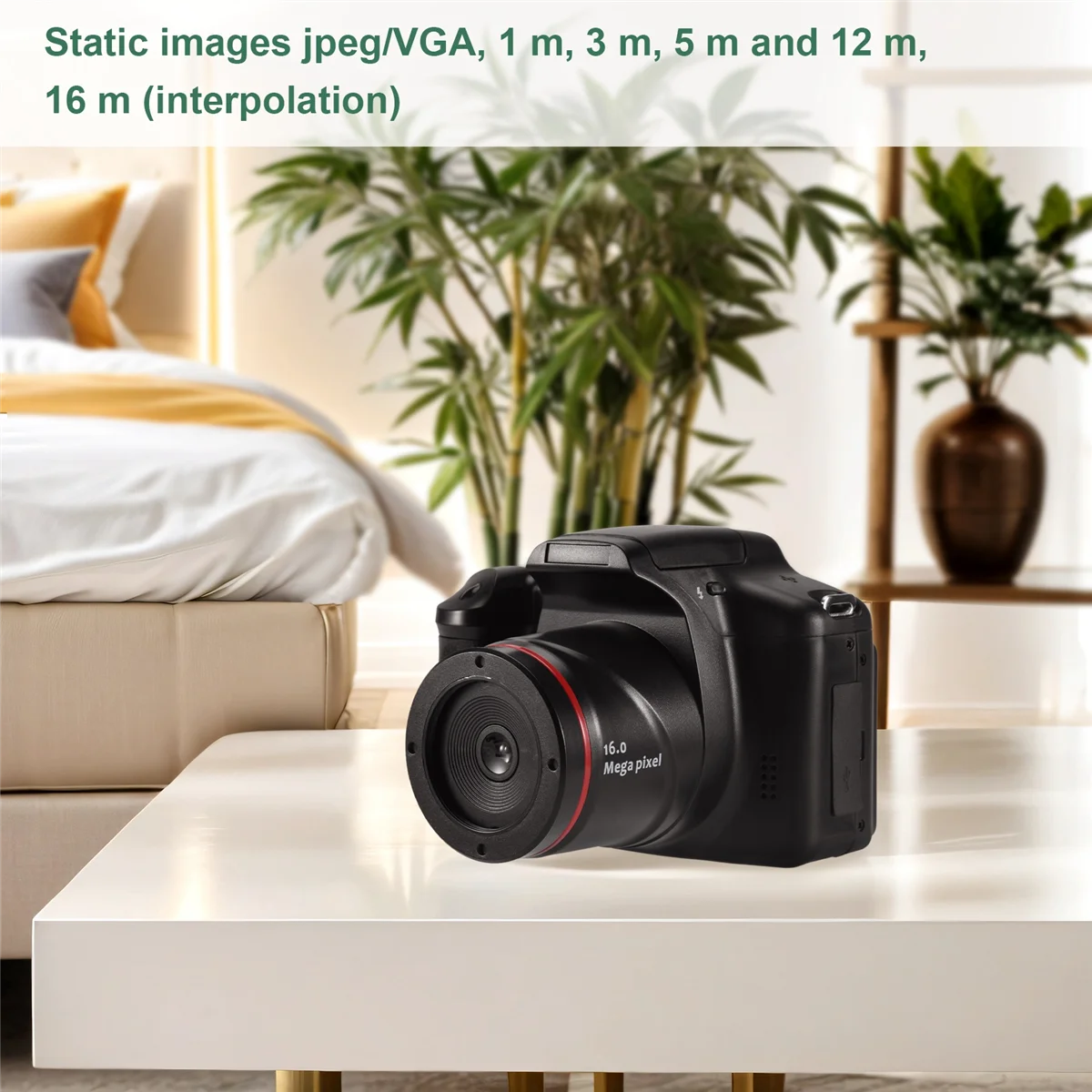 

ABNRR Professional Photography Camera SLR Digital Camcorder Portable Handheld 16X Digital Zoom 16MP HD Output Selfie Camera