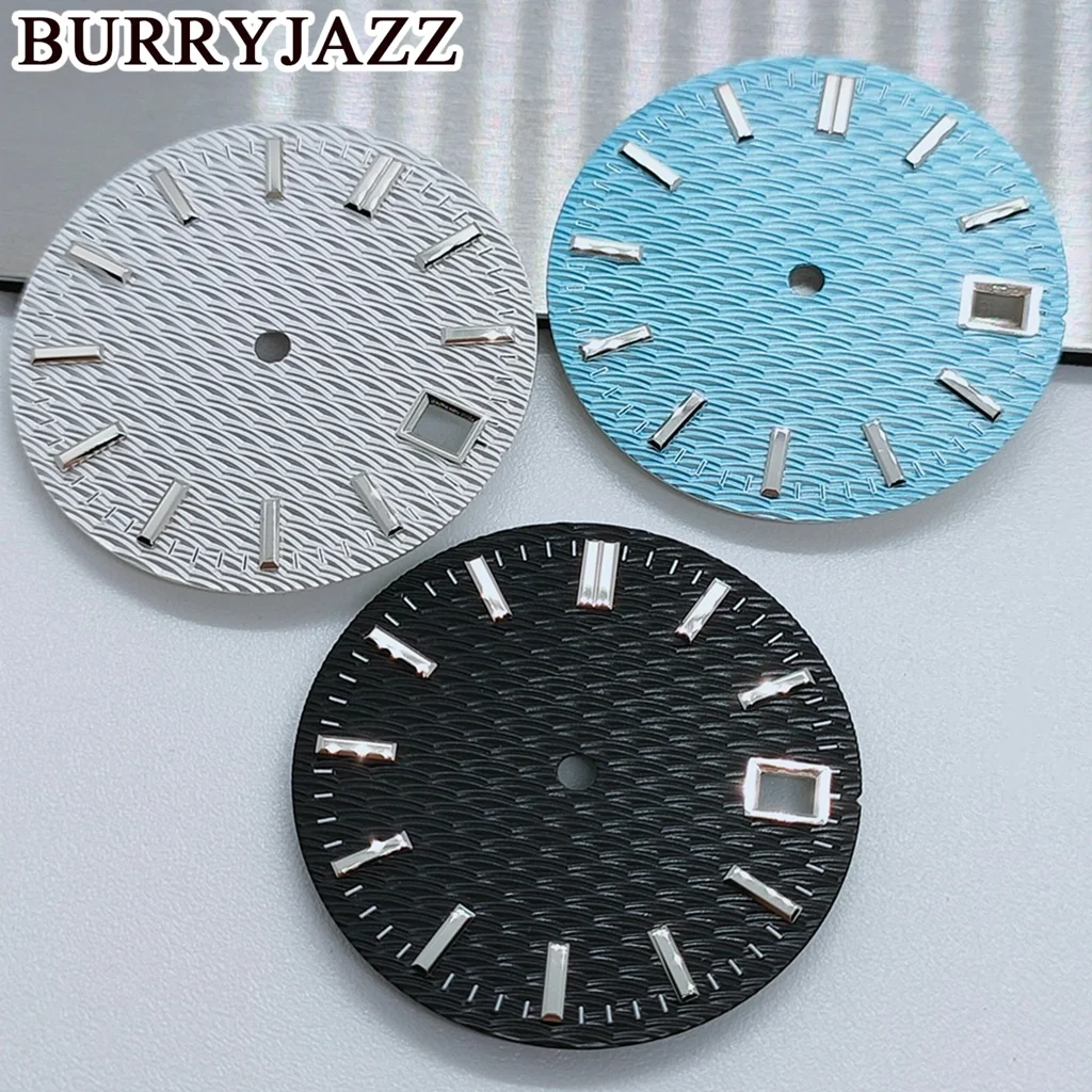 

BURRYJAZZ 28,5 мм сотовый узор модифицированный циферблат вечный Land-Dweller циферблат подходит для NH35 4R35 часть часов с автоматическим механизмом