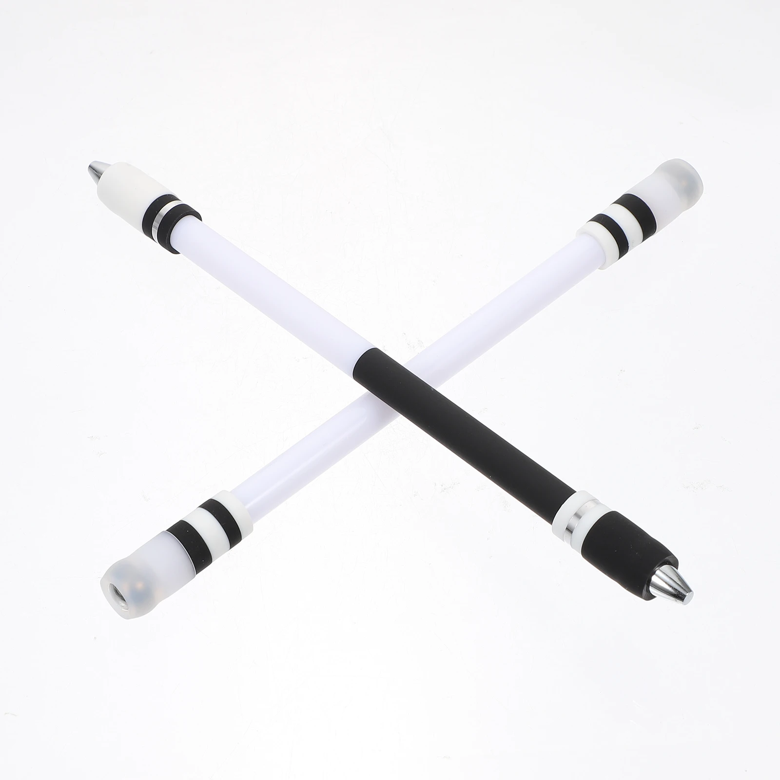 

2pcs Rotating Pens LED Flipping Toys Portable Helicopter Fun Toy Silicone Student