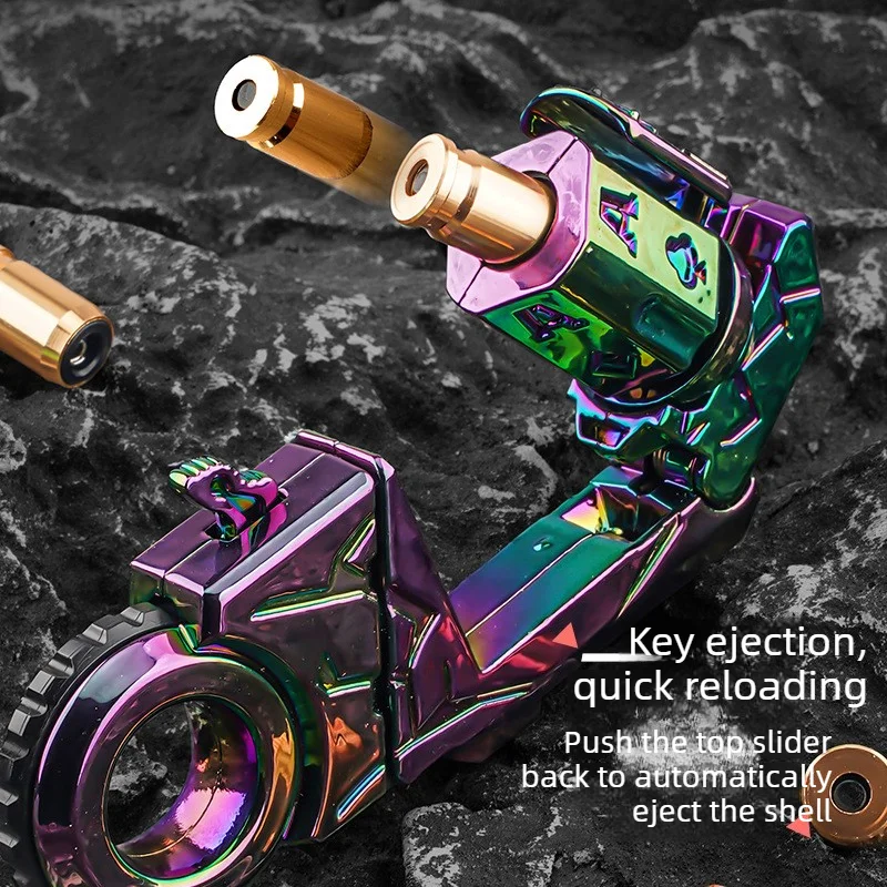 EDC Metal Alloy Creative Shell Ejecting Fidget Toy Stress Relief Model Popular Gift view 3