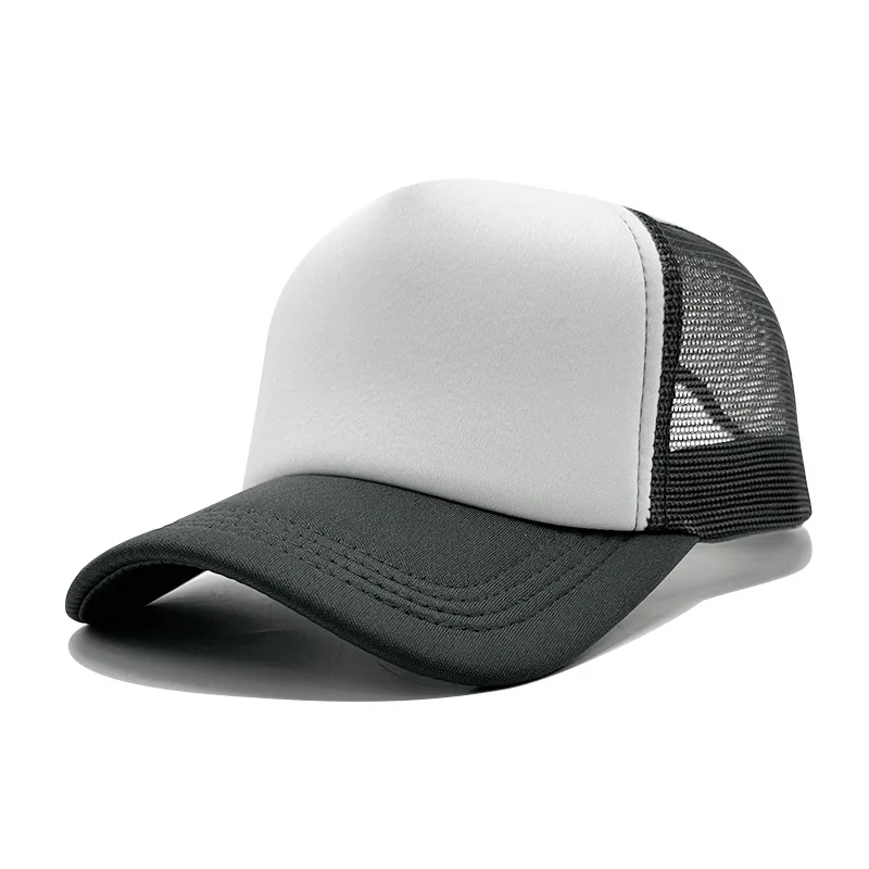 Personalisierte bedruckte Logo-Trucker-Mesh-Mütze für Herren und Damen, Sport- und Freizeit-Outdoor-Sonnenschutzkappe, Baseballkappe – Detail 4