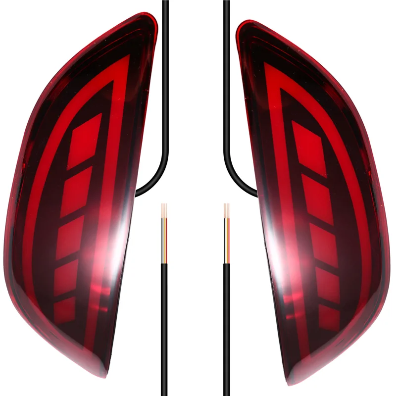 

Ac29-Car LED Rear Bumper Light For Hyundai Accent Verna Solaris Brio 2008-2015 Tail Reflector Brake Fog Lamp Turn Signal