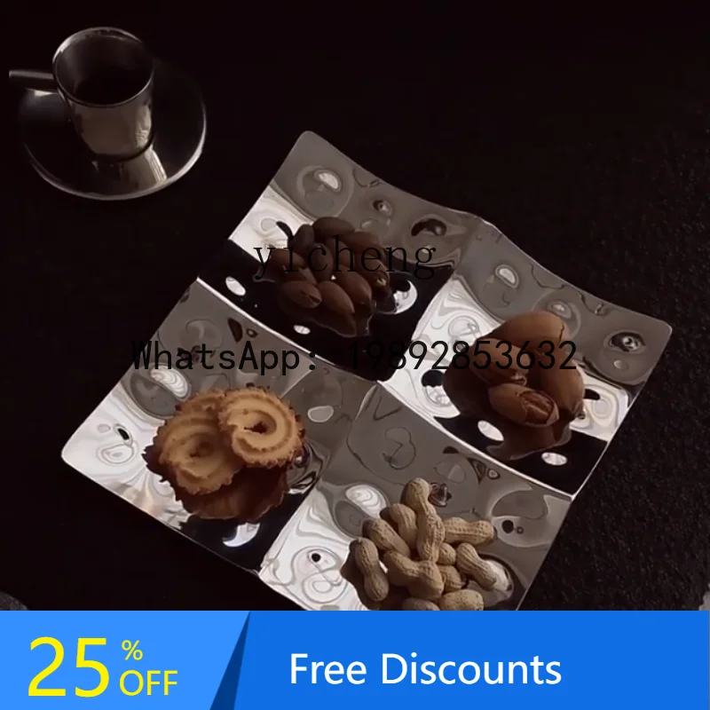

Simple Luxury Creative Modern Living Room Home Coffee Table Fruit Plate Snack Bowl Ornament Tray