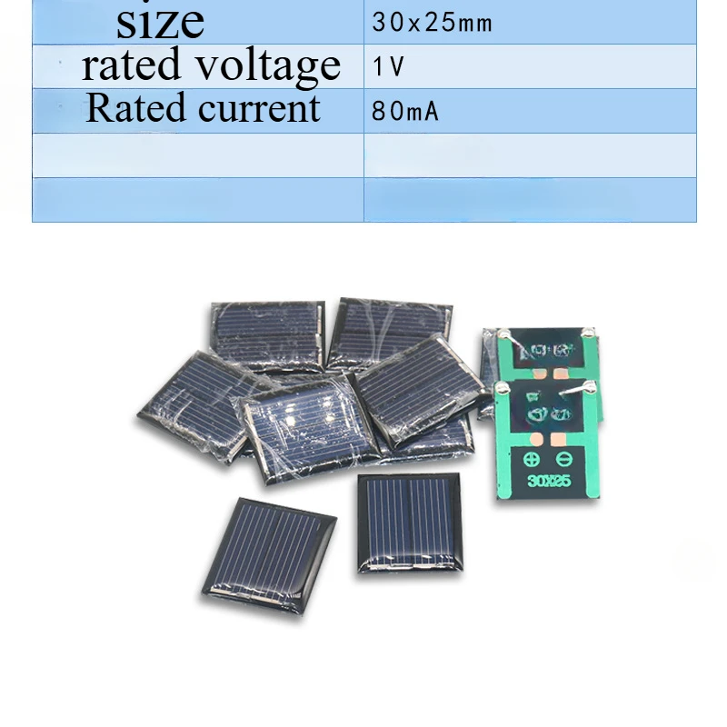 5V Polycrystalline Silicon Solar Dropper Board Suitable for Solar Toys Handheld Lights Round Solar Panels Photovoltaic Modules