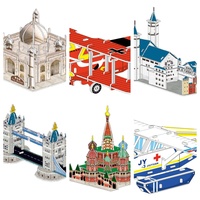 DIY Children's New 3D Puzzle Model School Gift Paper Color Handmade Children's Puzzle Toys Festival Birthday Gift