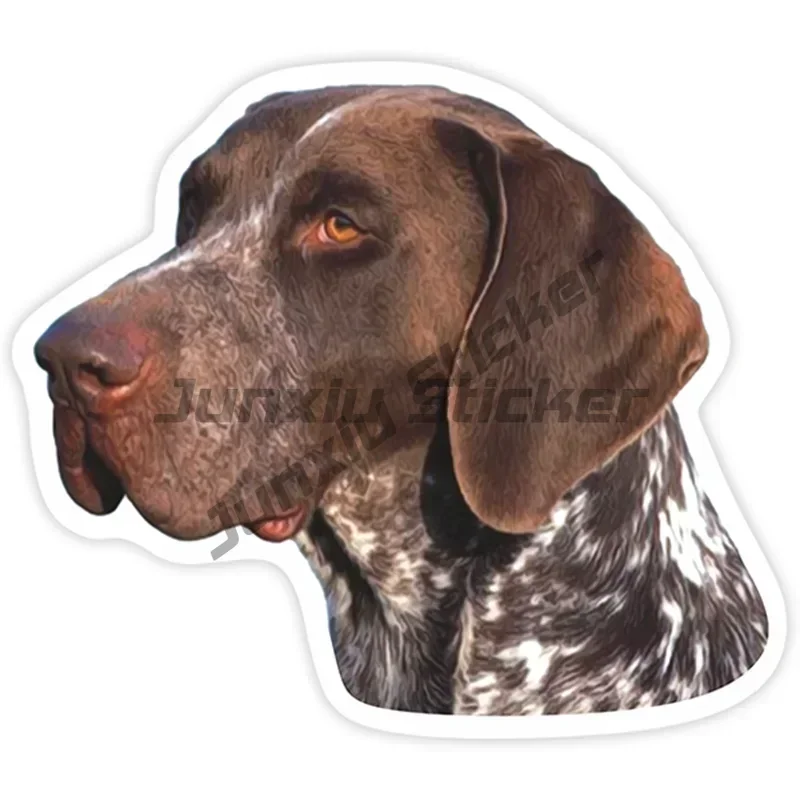 Car Sticker Various Sizes Decal German Shorthaired Pointer Car Sticker Waterproof on Bumper Rear Window Laptop Refrigerator