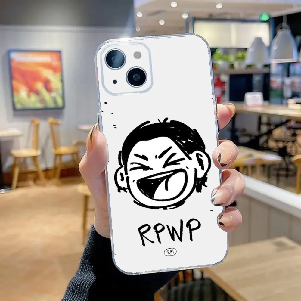 R-RMS RPWP Phone Case For iPhone 16,15,14,13,12,11 Plus,Pro,Max,XR,XS,X,7,8 Plus,SE,Mini Transparent Silicone Soft
