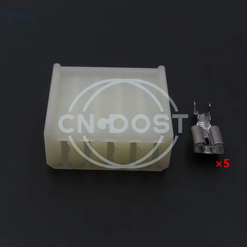 1 Set 5 Pin Automobile Car Window Lift Switch Plug AC Assembly 6.3mm Big Current Automotive Socket