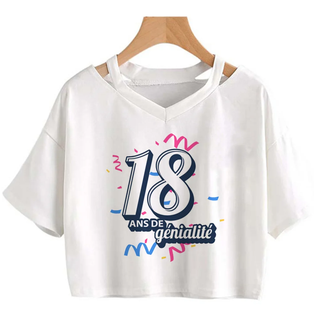 

18 Ans Years Birthday Tee women comic Tee girl designer clothes