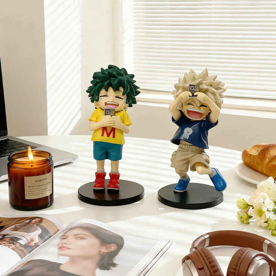 Em estoque 2 peças figuras de ação de anime em pé pvc modelo colecionável brinquedos crianças brinquedos de aniversário decorativos presentes de natal para fãs