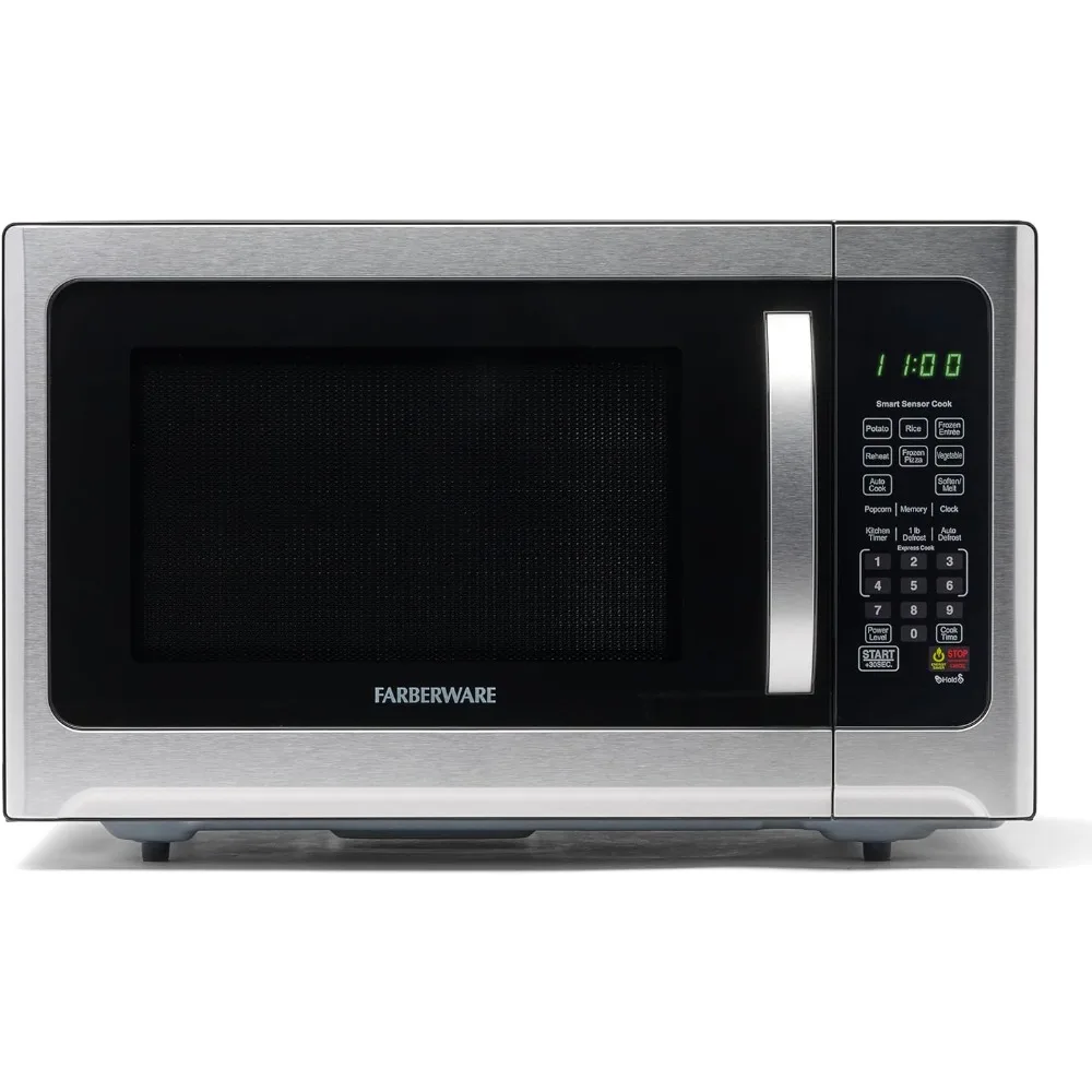 

Farberware Countertop Microwave 1100 Watts, 1.2 cu ft - Smart Sensor Microwave Oven With LED