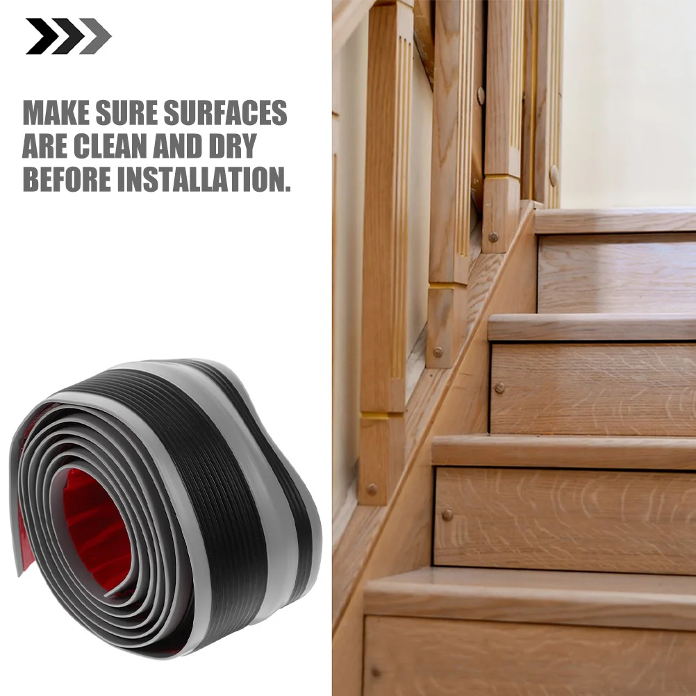 

Stair Trim Non-Slip Strip Anti-Skid Sticker Secure Easy Install PVC Waterproof Indoor Outdoor Steps Protection