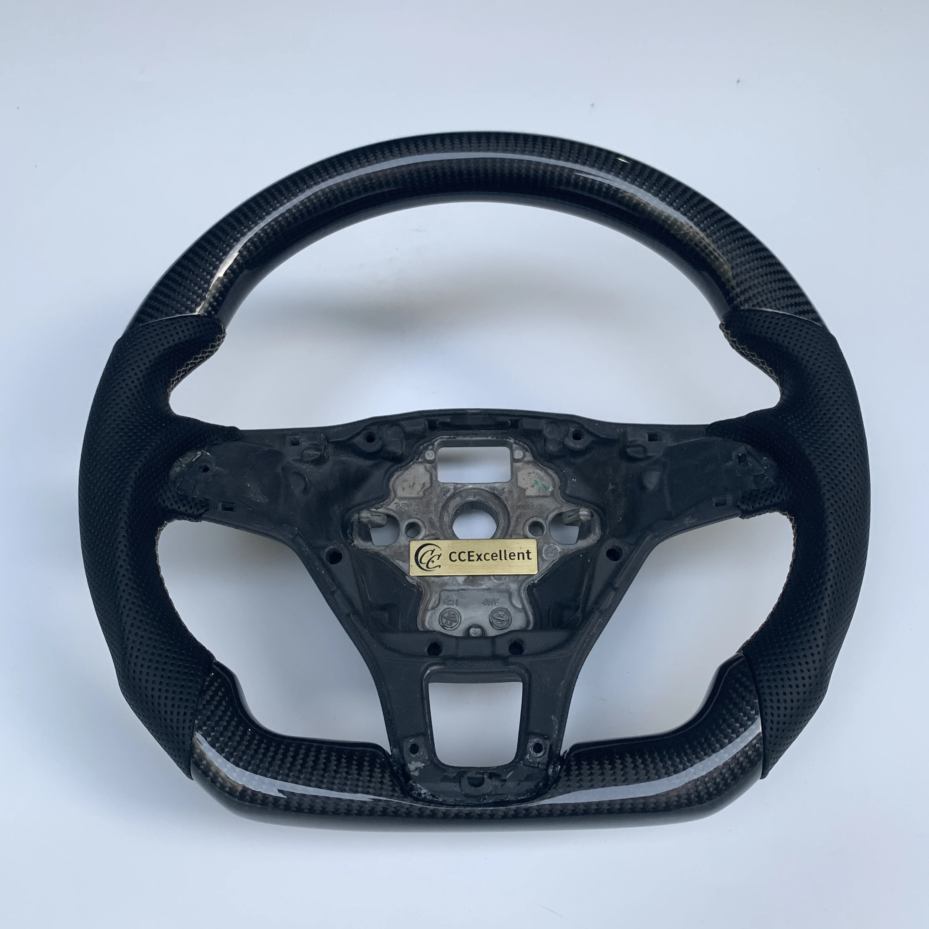 

Factory supply high quality gloss carbon fiber steering wheel for VW Golf-7 steering wheel