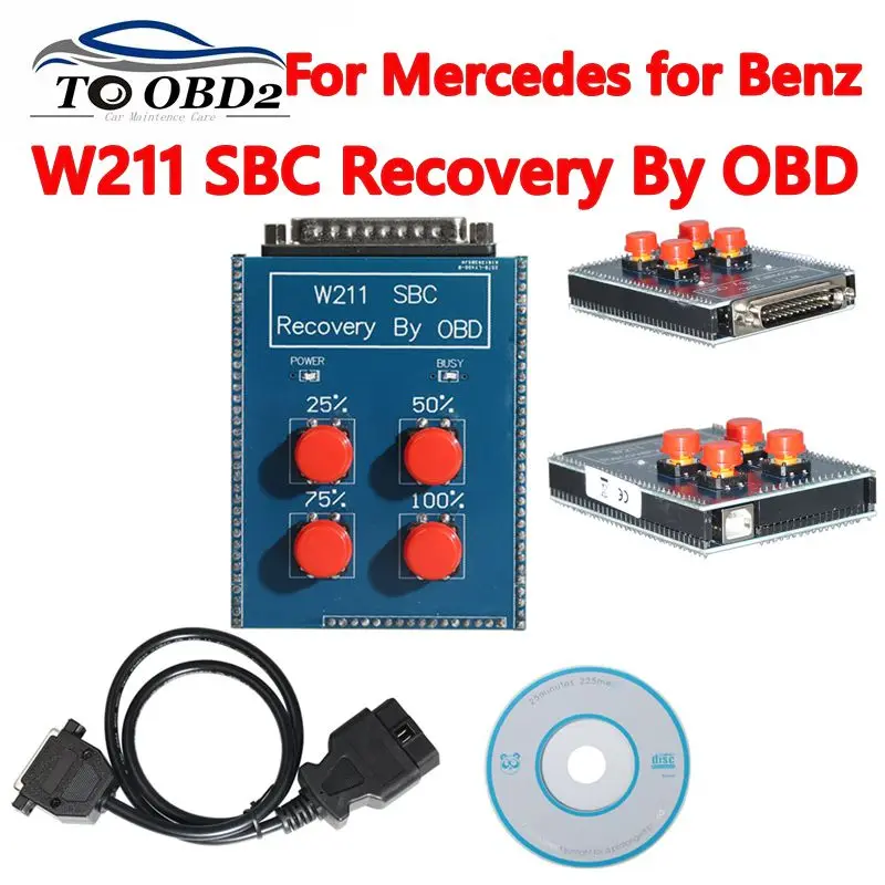 

For Mercedes for Benz W211 SBC Reset Tool Repair Code For Benz R230 ABS SBC Repair Tool Recovery By OBD Directly High Quality
