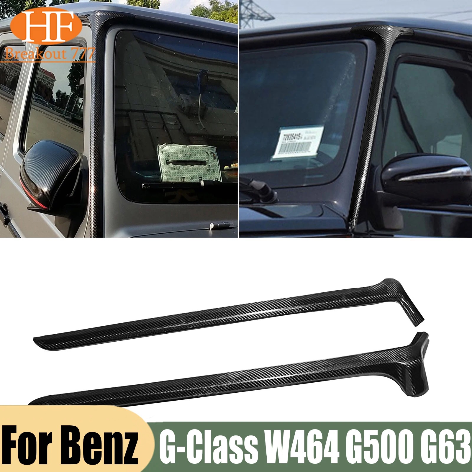 For Benz G-Class W464 G500 G63 2019-2023 Front Windshield A-Pillar Panel Cover
