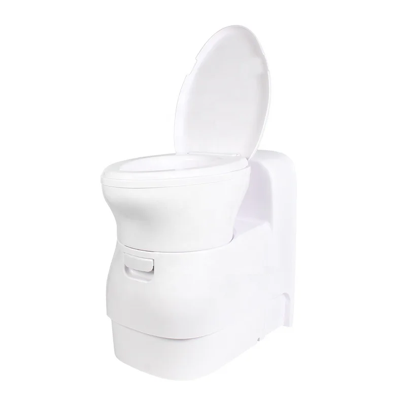 HEYRV RV Accessories Hot Product White Electric Portable Lightweight PP Material Motorhome Bathroom Sanitary RV Caravan Toilet