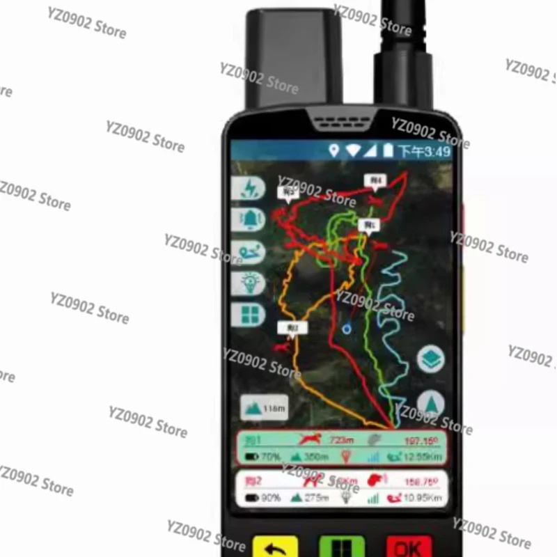 

Оригинальный GPS-трекер Alpha 100, ошейник для собак TT15, комбинированный металлический материал, устройство слежения за домашними животными для собак