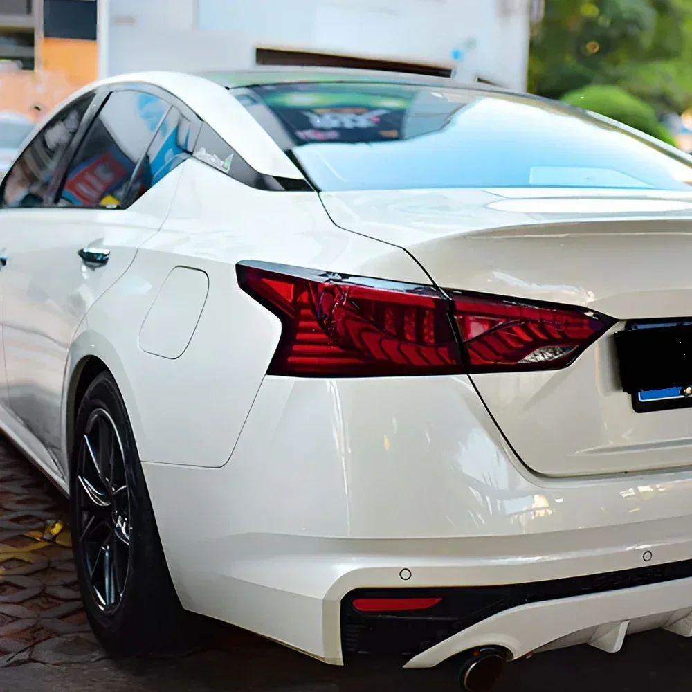 

Для Nissan Teana 2019-2021 автоматические задние фонари в сборе, обновление в стиле драконьей, светодиодные динамические поворотные автомобильные задние фонари, аксессуары