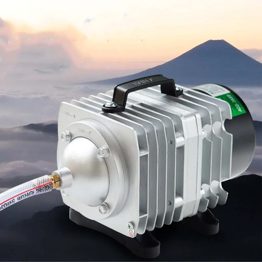 500W Air Compressor For Aquarium ACO Series Electromagnetic Aquarium Pump Oxygen Fish Pond Aquarium Compressor Oxygen Pump