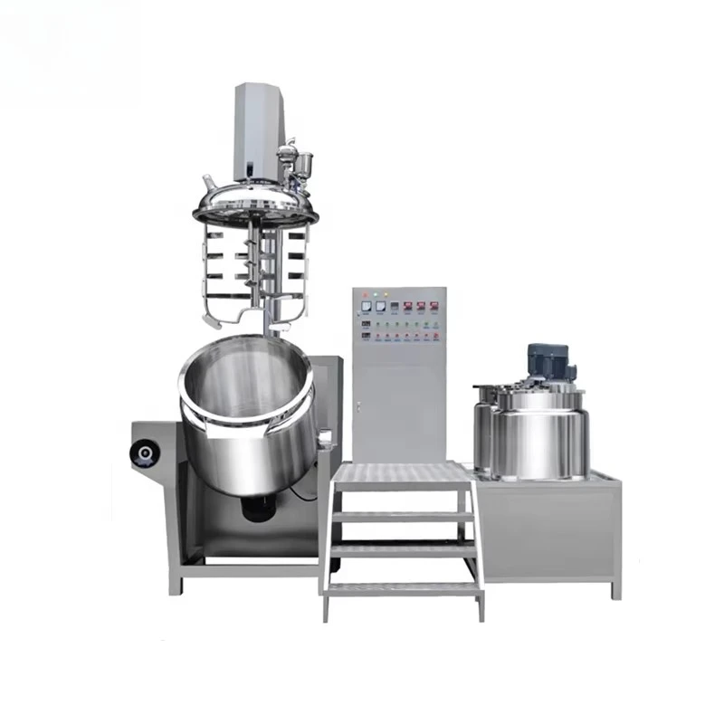 Emulsifying Homogenizer Machinery SUS304 Low Price High Pressure Machine for Body Cream Toothpaste Hair Wax Body Butter Making